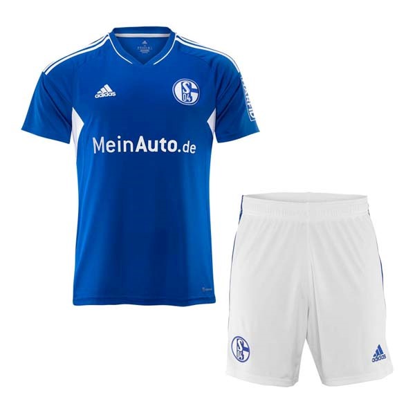 Camiseta Schalke 04 Replica Primera Ropa Niño 2022/23